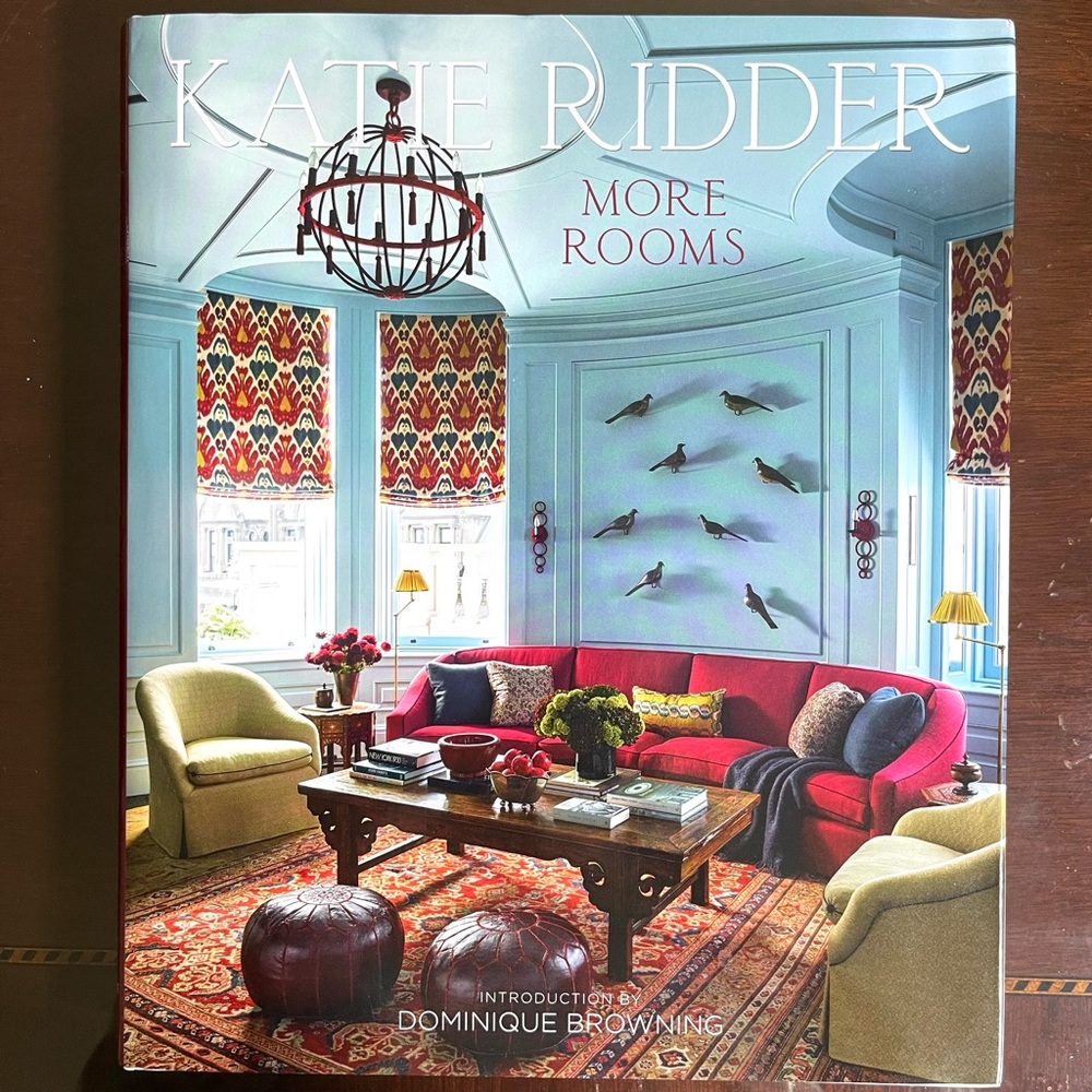 KATIE RIDDER Book ‘MORE ROOMS’ 2020 Vendome Press Design Decorator Coffee Table